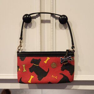 Dooney and Bourke scottie dog wristlet